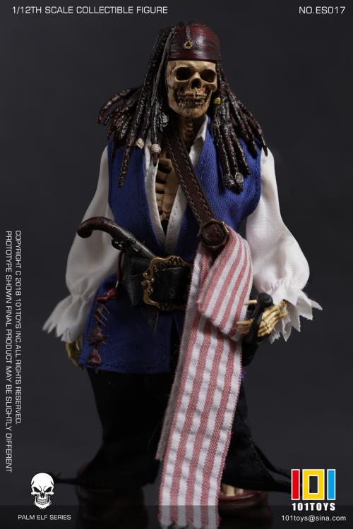 Palm Elf Series Skeleton Pirate Trio Exclusive Edition 1/12 Scale Action Figure Set Gallery Image 8