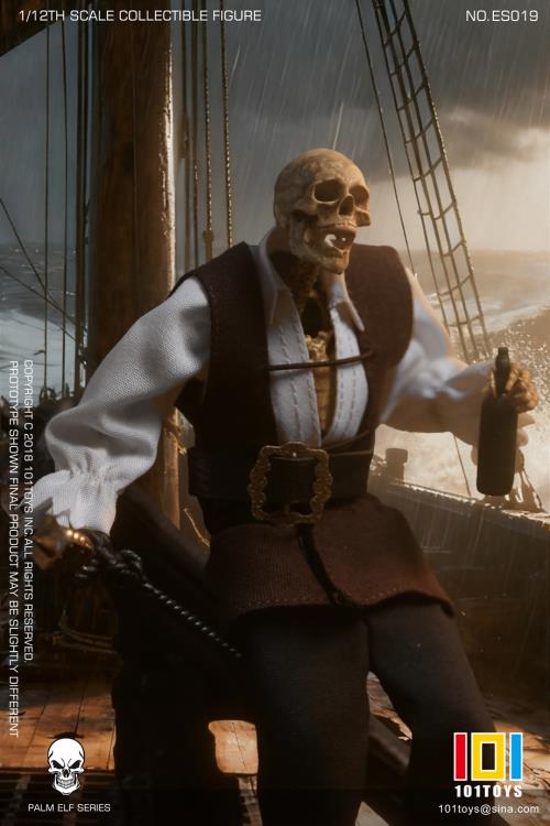 Palm Elf Series Skeleton Pirate Trio Exclusive Edition 1/12 Scale Action Figure Set Gallery Image 13
