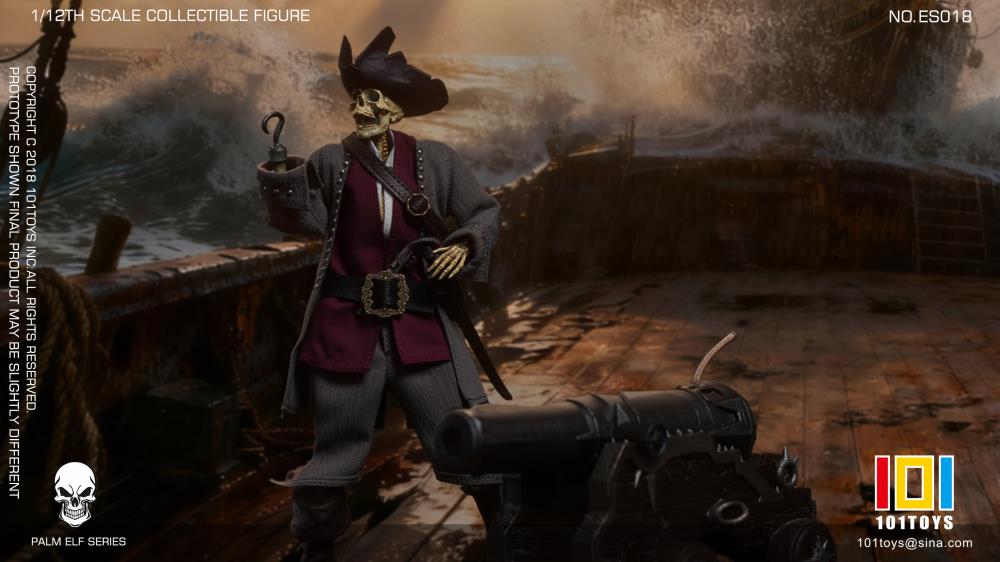 Palm Elf Series Skeleton Pirate Trio Exclusive Edition 1/12 Scale Action Figure Set Gallery Image 10