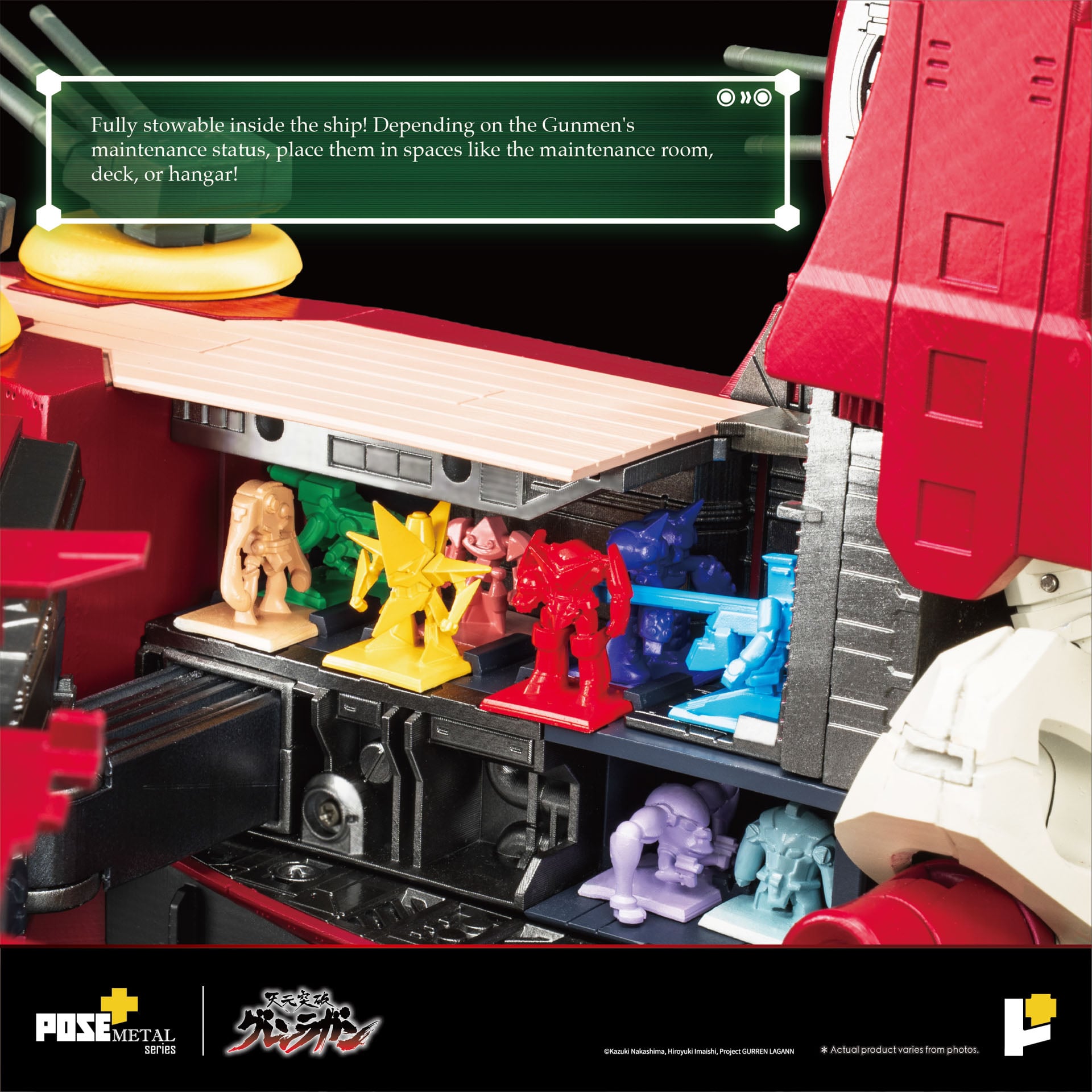 Tengen Toppa Gurren Lagann POSE+ METAL Series Dai-Gurren Action Figure Gallery Image 19