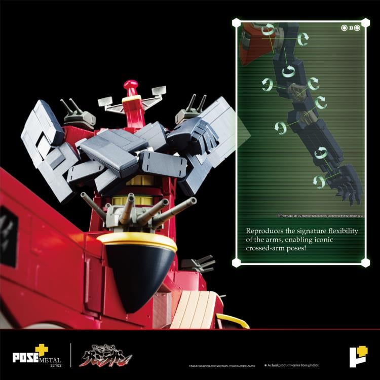 Tengen Toppa Gurren Lagann POSE+ METAL Series Dai-Gurren Action Figure Gallery Image 14