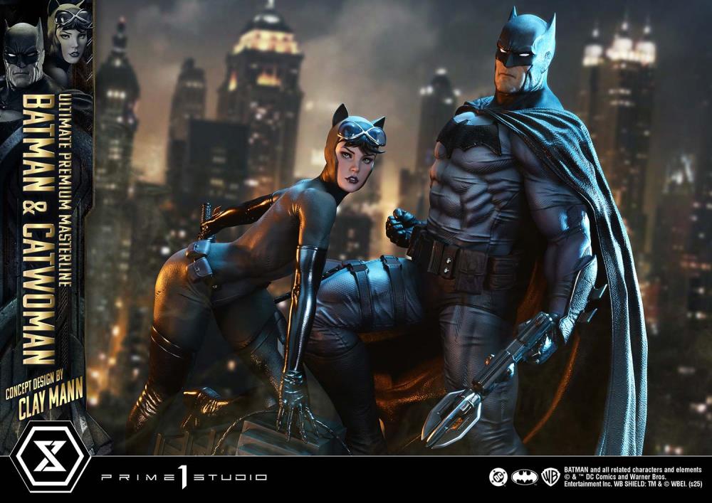 Batman/Catwoman Ultimate Premium Masterline Batman & Catwoman (Concept Design by Clay Mann) 1/4 Scale Statue Gallery Image 13
