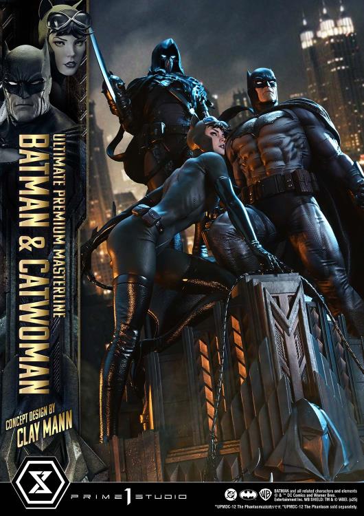Batman/Catwoman Ultimate Premium Masterline Batman & Catwoman (Concept Design by Clay Mann) 1/4 Scale Statue Gallery Image 20
