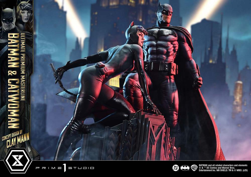 Batman/Catwoman Ultimate Premium Masterline Batman & Catwoman (Concept Design by Clay Mann) 1/4 Scale Statue Gallery Image 14