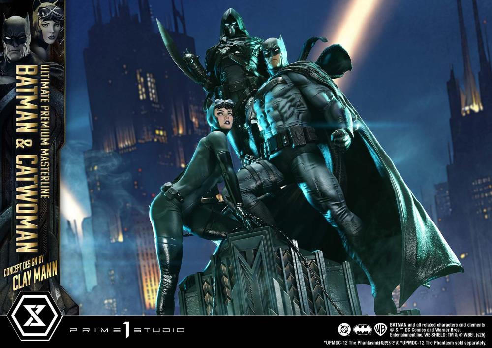 Batman/Catwoman Ultimate Premium Masterline Batman & Catwoman (Concept Design by Clay Mann) 1/4 Scale Statue Gallery Image 24