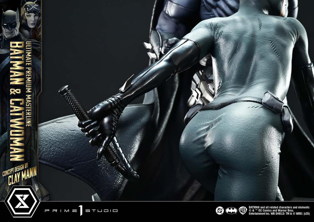 Batman/Catwoman Ultimate Premium Masterline Batman & Catwoman (Concept Design by Clay Mann) 1/4 Scale Statue Gallery Image 46