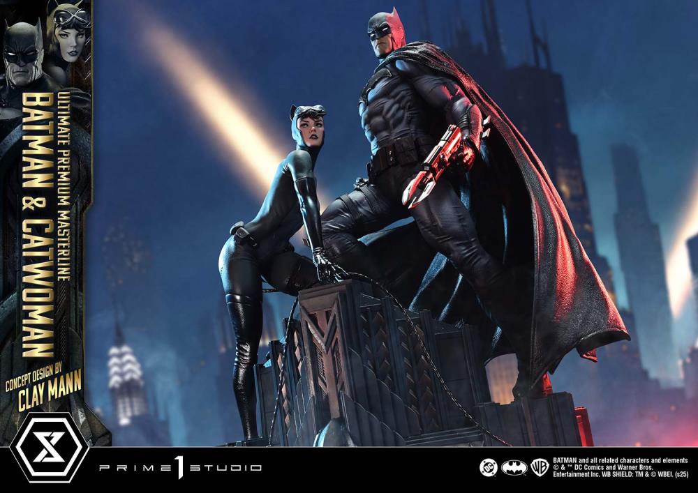 Batman/Catwoman Ultimate Premium Masterline Batman & Catwoman (Concept Design by Clay Mann) 1/4 Scale Statue Gallery Image 12