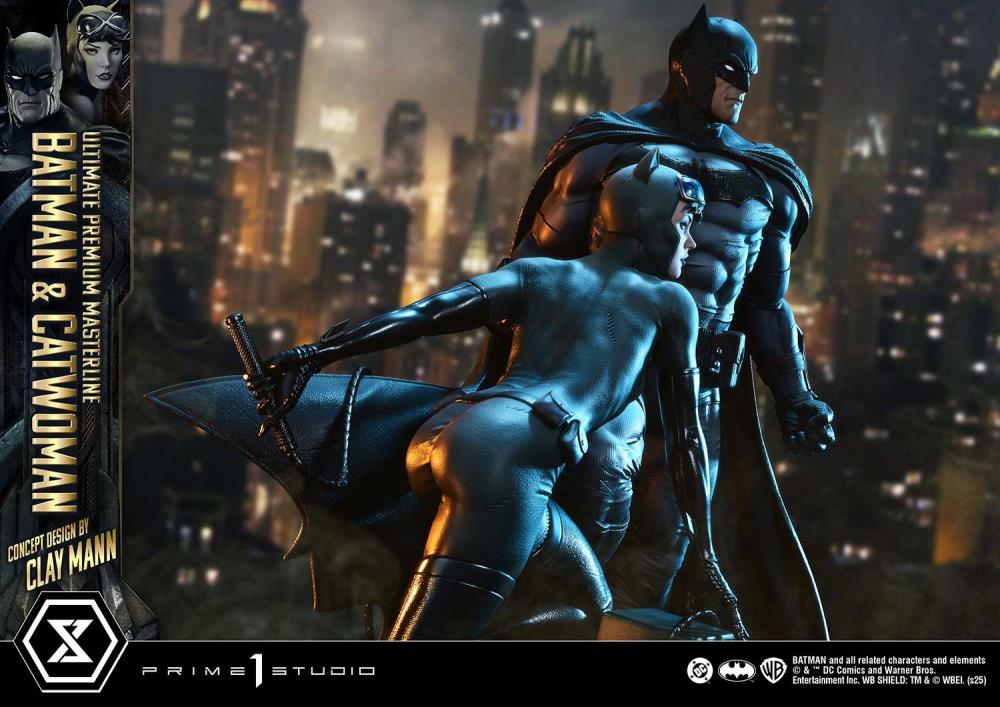 Batman/Catwoman Ultimate Premium Masterline Batman & Catwoman (Concept Design by Clay Mann) 1/4 Scale Statue Gallery Image 15
