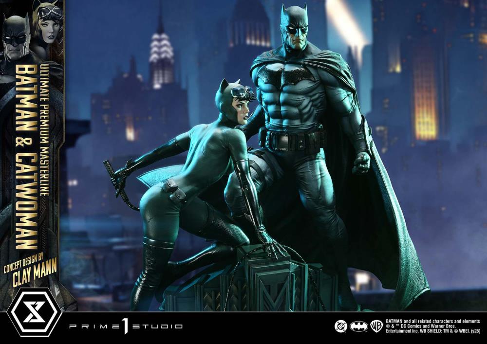 Batman/Catwoman Ultimate Premium Masterline Batman & Catwoman (Concept Design by Clay Mann) 1/4 Scale Statue Gallery Image 6