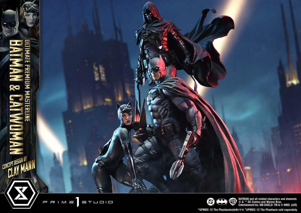 Batman/Catwoman Ultimate Premium Masterline Batman & Catwoman (Concept Design by Clay Mann) 1/4 Scale Statue Gallery Image 26