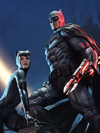 Batman/Catwoman Ultimate Premium Masterline Batman & Catwoman (Concept Design by Clay Mann) 1/4 Scale Statue Gallery Image 2
