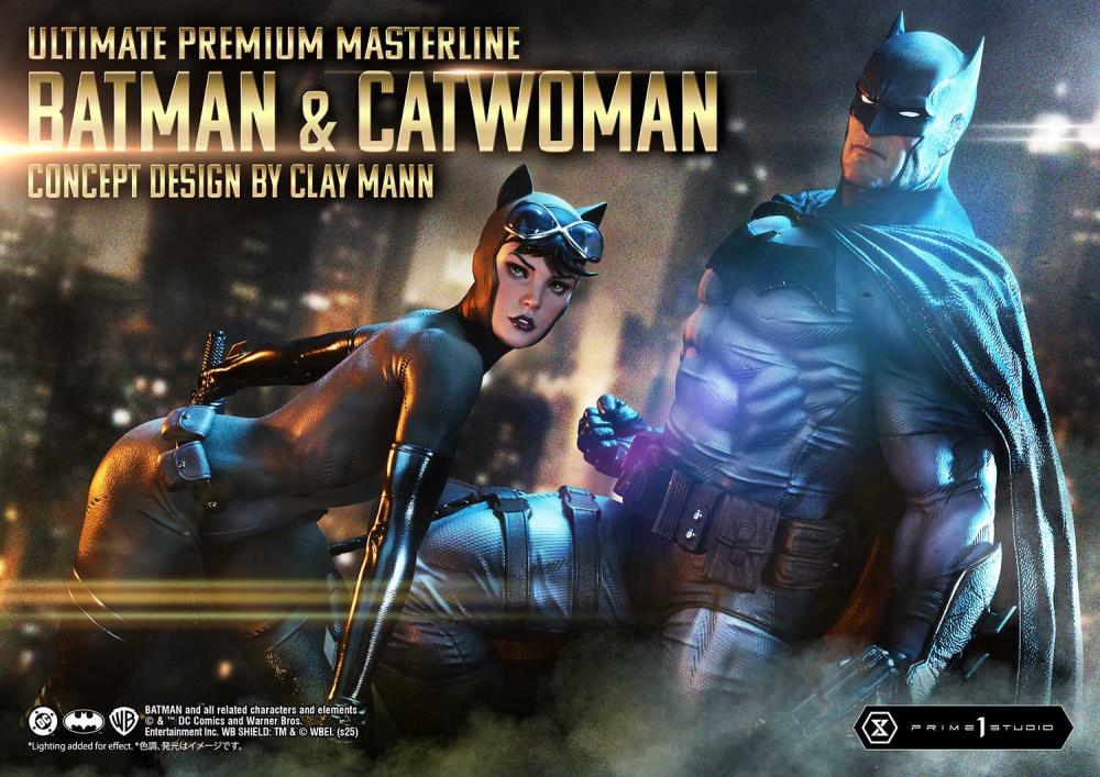 Batman/Catwoman Ultimate Premium Masterline Batman & Catwoman (Concept Design by Clay Mann) 1/4 Scale Statue Gallery Image 50