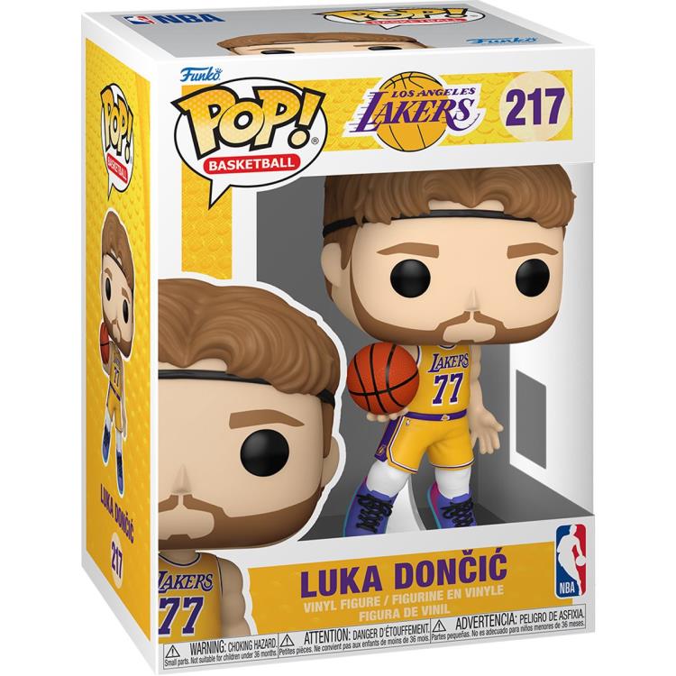 Los Angeles Lakers Pop! NBA #217 Luka Doncic (2025 Icon Edition Uniform) Gallery Image 4