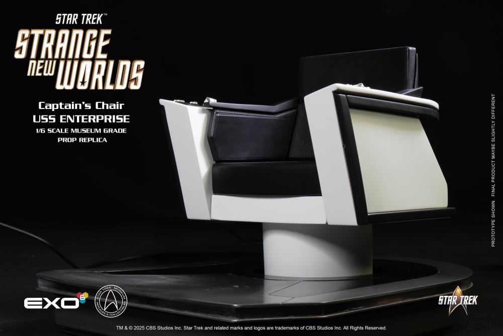 Star Trek: Strange New Worlds U.S.S. Enterprise Command Chair 1/6 Scale Accessory Set Gallery Image 4