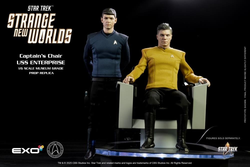 Star Trek: Strange New Worlds U.S.S. Enterprise Command Chair 1/6 Scale Accessory Set Gallery Image 14