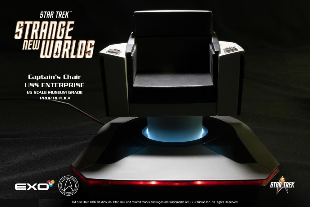 Star Trek: Strange New Worlds U.S.S. Enterprise Command Chair 1/6 Scale Accessory Set Gallery Image 7