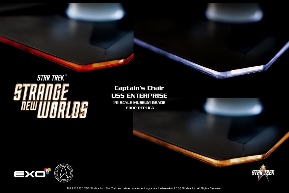 Star Trek: Strange New Worlds U.S.S. Enterprise Command Chair 1/6 Scale Accessory Set Gallery Image 11