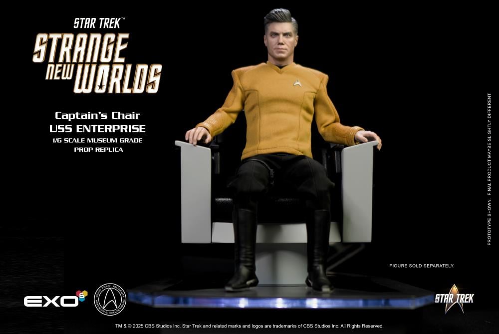 Star Trek: Strange New Worlds U.S.S. Enterprise Command Chair 1/6 Scale Accessory Set Gallery Image 12