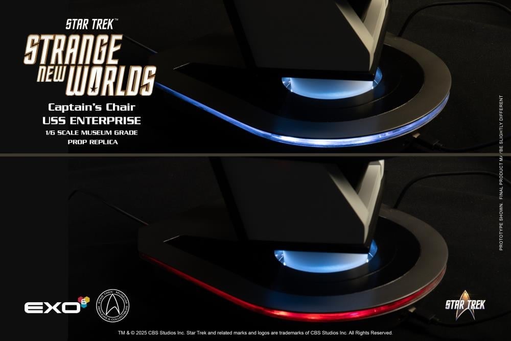 Star Trek: Strange New Worlds U.S.S. Enterprise Command Chair 1/6 Scale Accessory Set Gallery Image 6