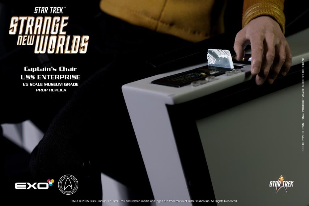 Star Trek: Strange New Worlds U.S.S. Enterprise Command Chair 1/6 Scale Accessory Set Gallery Image 15