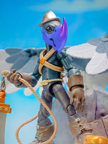 Plunderlings Plunderbeak Berserker Quervo Limited Edition Action Figure Gallery Image 2