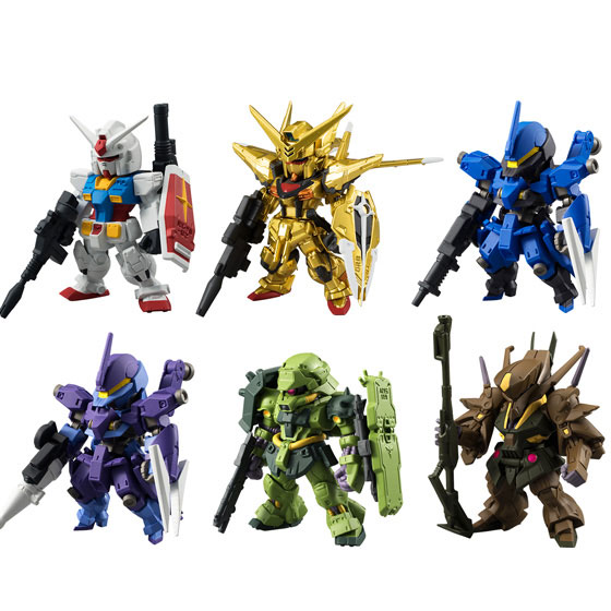 Mobile Suit Gundam FW Gundam Converge #003 Box of 10 Figures Gallery Image 9