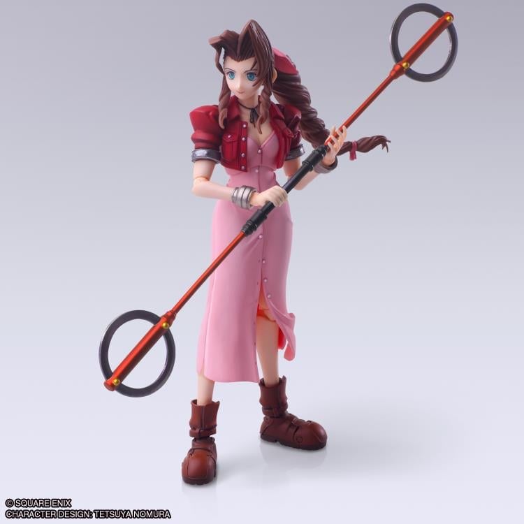 Final Fantasy VII Bring Arts Aerith Gainsborough (Mythril Rod Ver.) Action Figure Gallery Image 3