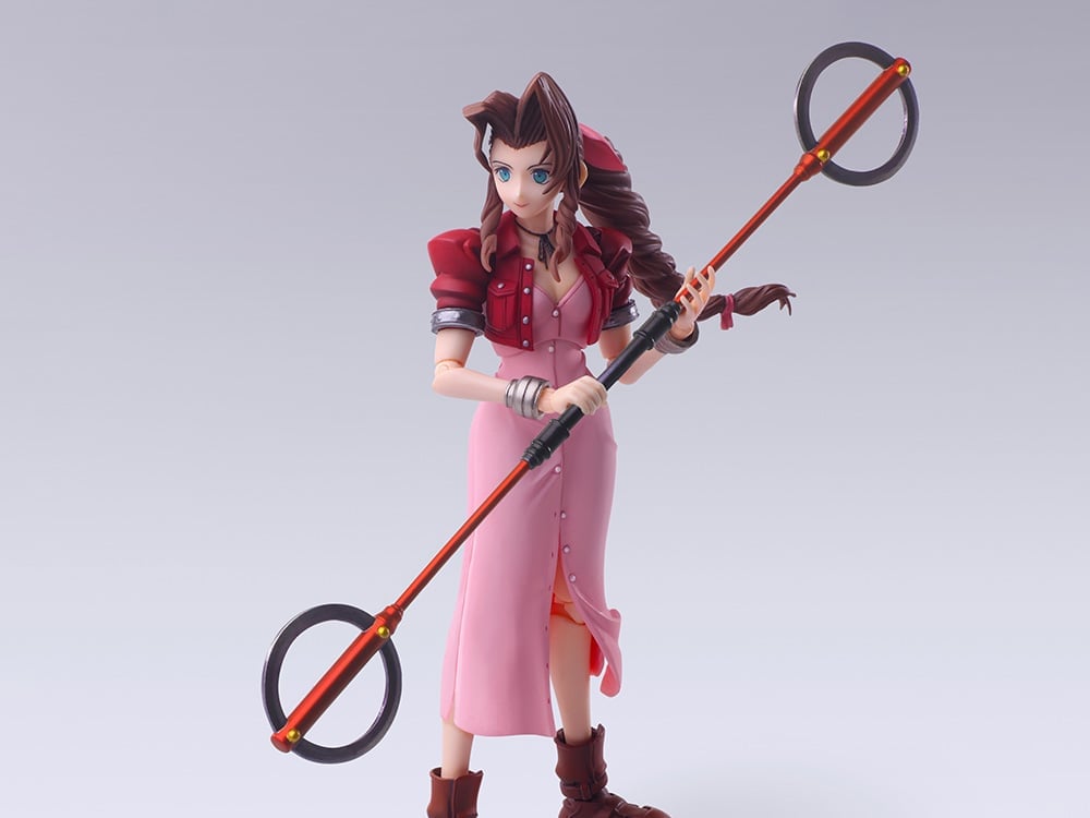 Final Fantasy VII Bring Arts Aerith Gainsborough (Mythril Rod Ver.) Action Figure Gallery Image 1