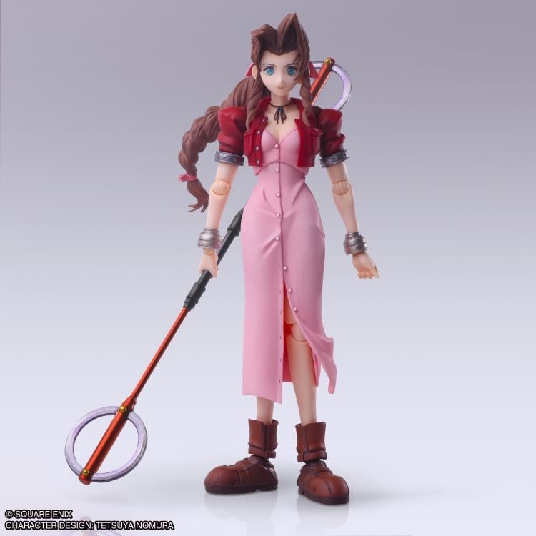 Final Fantasy VII Bring Arts Aerith Gainsborough (Mythril Rod Ver.) Action Figure Gallery Image 5