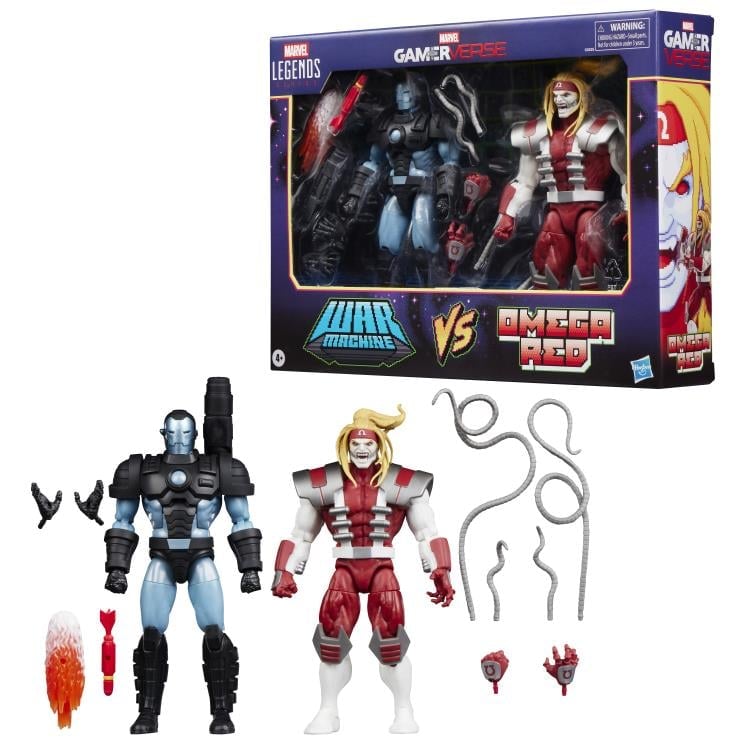 Marvel Legends Gamerverse War Machine vs. Omega Red Action Figure Two-Pack Gallery Image 14