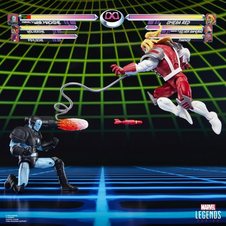 Marvel Legends Gamerverse War Machine vs. Omega Red Action Figure Two-Pack Gallery Image 4