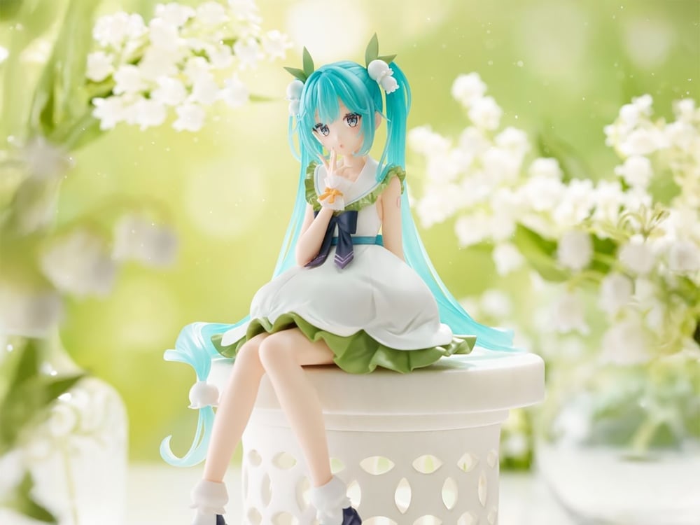 Vocaloid Hatsune Miku (Flower Fairy Lily of the Valley) Noodle Stopper Figure Gallery Image 1