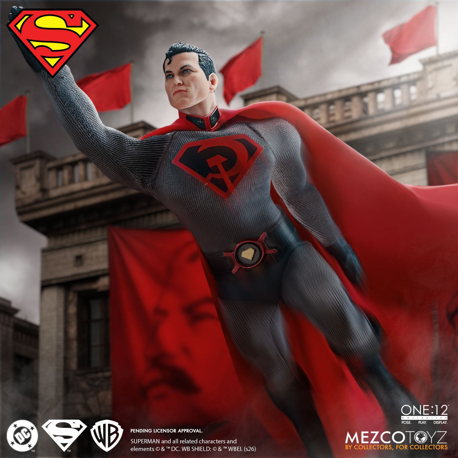 Superman: Red Son One:12 Collective Superman Action Figure Gallery Image 7
