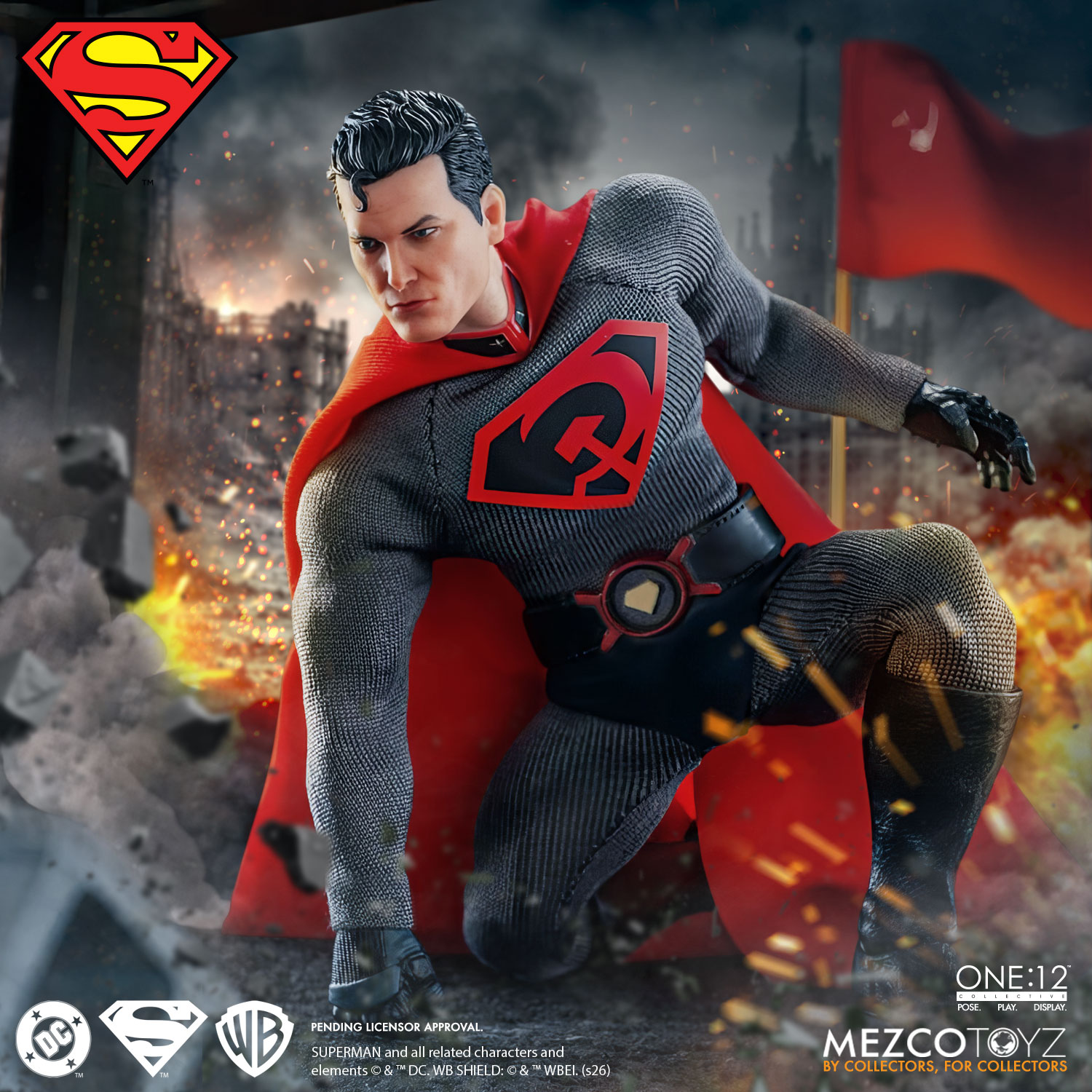 Superman: Red Son One:12 Collective Superman Action Figure Gallery Image 8