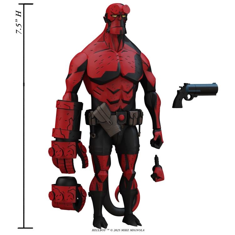 Hellboy (Big, Red & Dark) 1/12 Scale BBTS Exclusive Action Figure Gallery Image 10