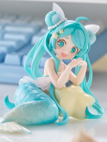 Vocaloid Desktop Fairy Hatsune Miku (Mermaid Princess Ver.) Figure