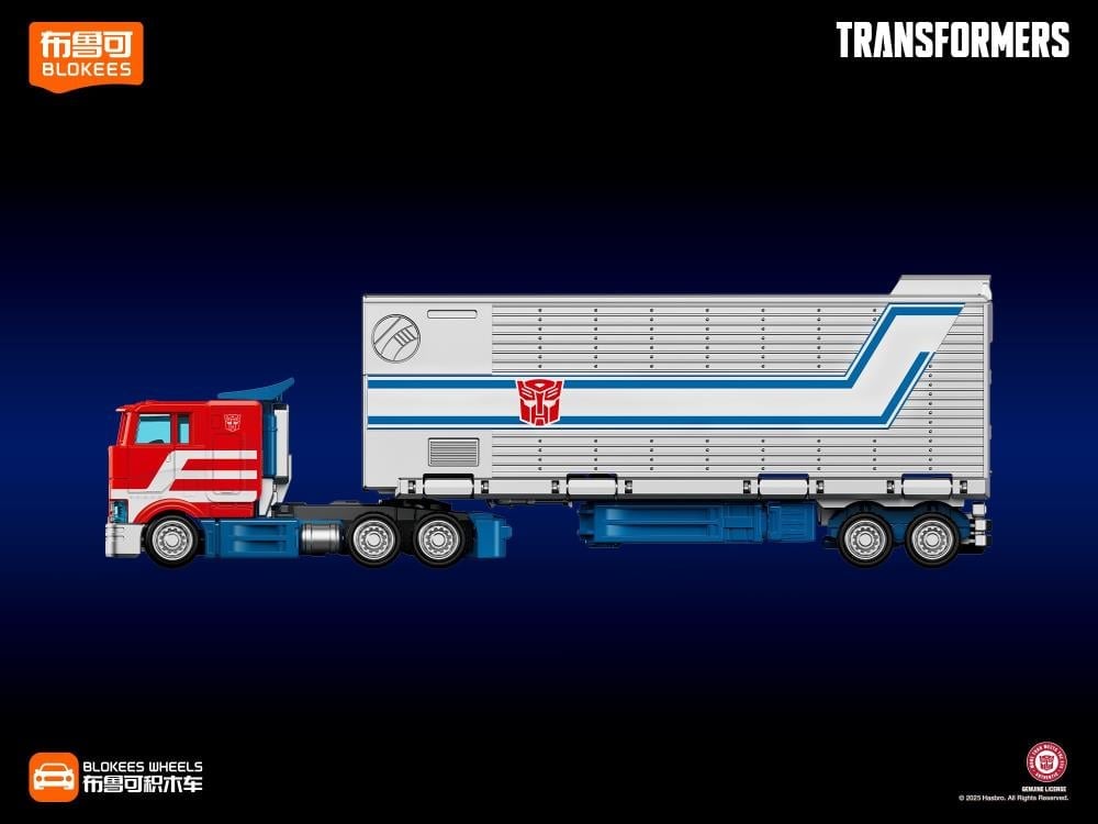 Transformers Blokees Wheels CT01 Optimus Prime with Trailer Model Kit Gallery Image 4