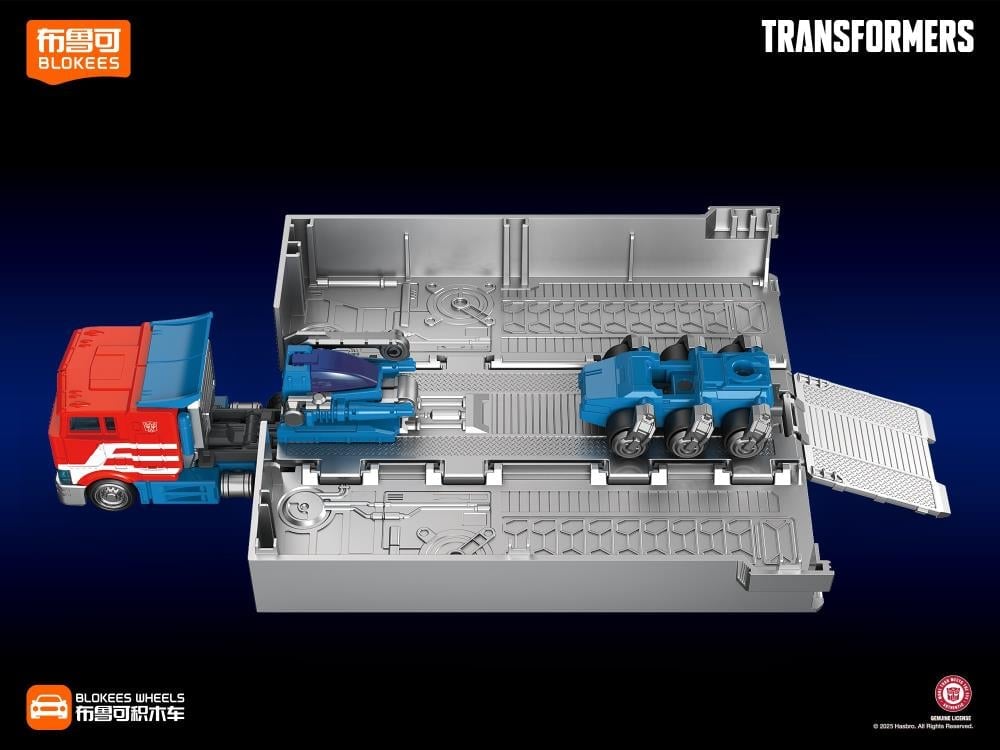 Transformers Blokees Wheels CT01 Optimus Prime with Trailer Model Kit Gallery Image 7