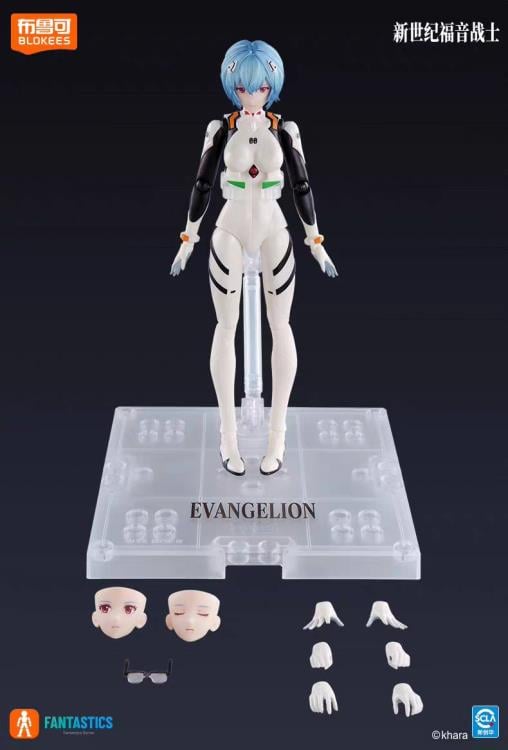Neon Genesis Evangelion Fantastics Series #01 Rei Ayanami (Plug Suit Ver.) Model Kit Gallery Image 7
