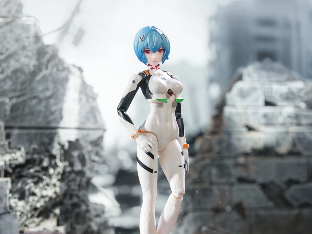 Neon Genesis Evangelion Fantastics Series #01 Rei Ayanami (Plug Suit Ver.) Model Kit Gallery Image 1