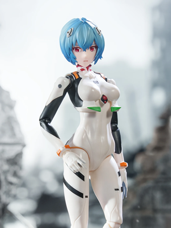 Neon Genesis Evangelion Fantastics Series #01 Rei Ayanami (Plug Suit Ver.) Model Kit Gallery Image 2