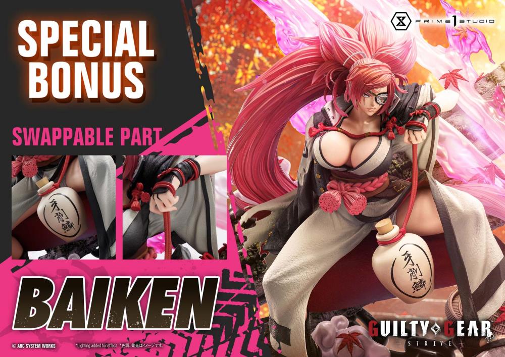 Guilty Gear Strive Ultimate Premium Masterline Baiken (Bonus Ver.) 1/4 Scale Statue Gallery Image 4