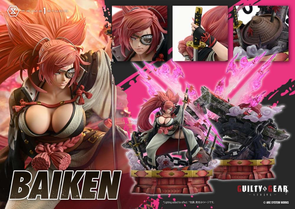 Guilty Gear Strive Ultimate Premium Masterline Baiken (Bonus Ver.) 1/4 Scale Statue Gallery Image 5