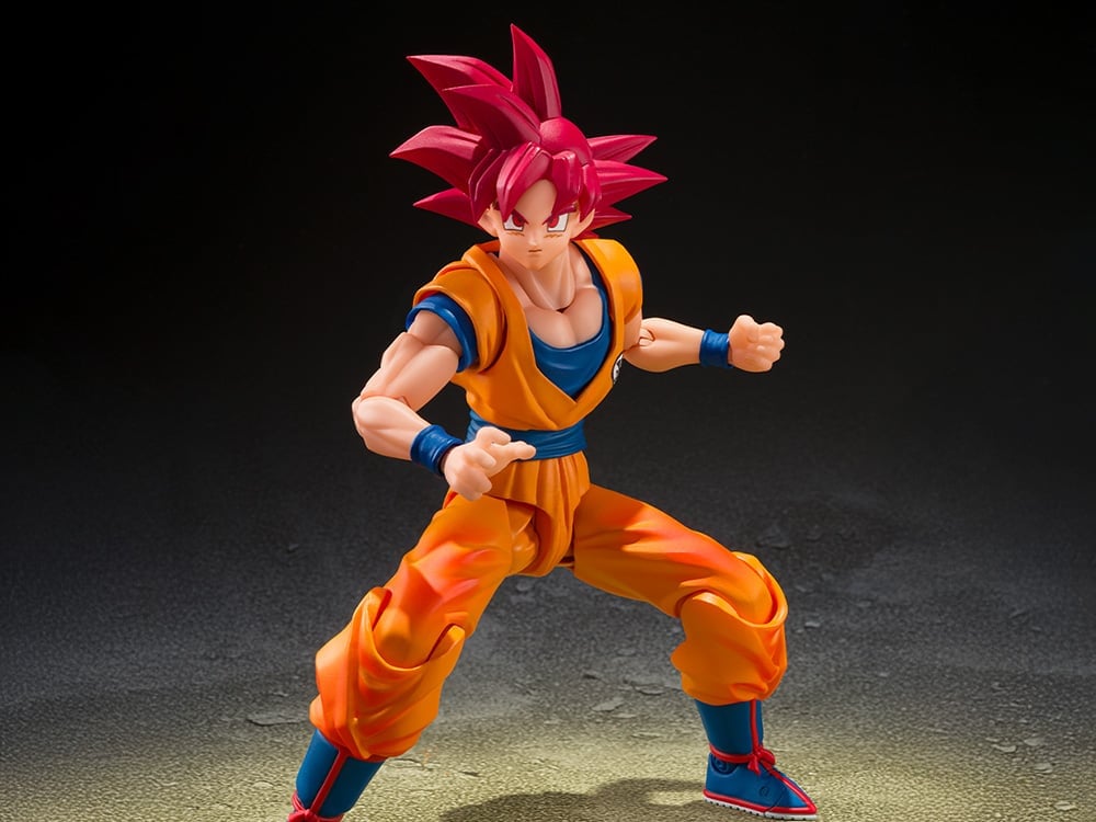 Dragon Ball Super S.H.Figuarts Super Saiyan God Goku (God Aura) Action Figure Gallery Image 1