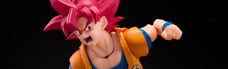 Image of Dragon Ball Super S.H.Figuarts Super Saiyan God Goku (God Aura) Action Figure