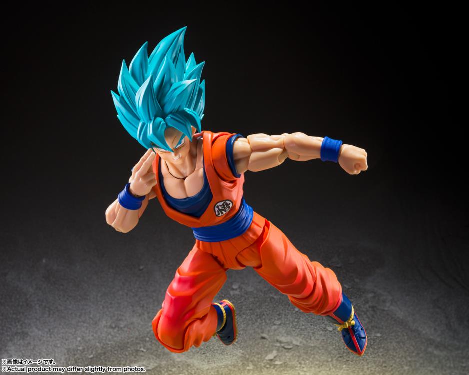 Dragon Ball Super S.H.Figuarts Super Saiyan God Super Saiyan Goku (Blue Power Transcending Limits) Action Figure Gallery Image 8
