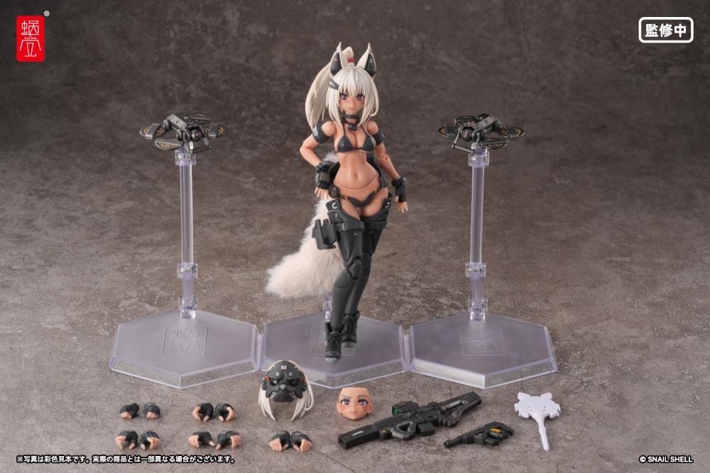 RA-04 Kitsunebi Senki Honoka (Swimsuit Ver.) 1/12 Scale Action Figure Gallery Image 22