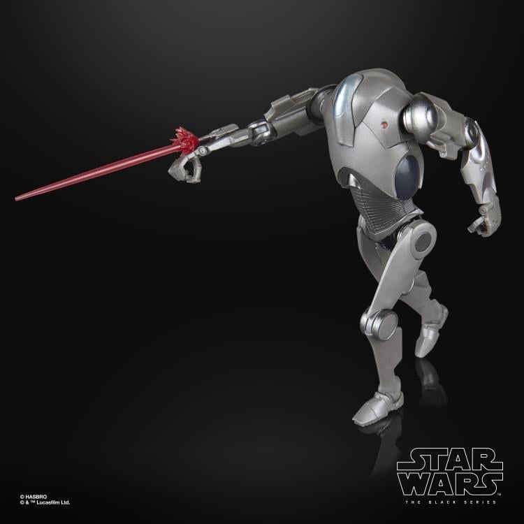 Star Wars: The Black Series Phase 1 Clone Trooper and Super Battle Droid Action Figure Two-Pack (Attack of the Clones) Gallery Image 16