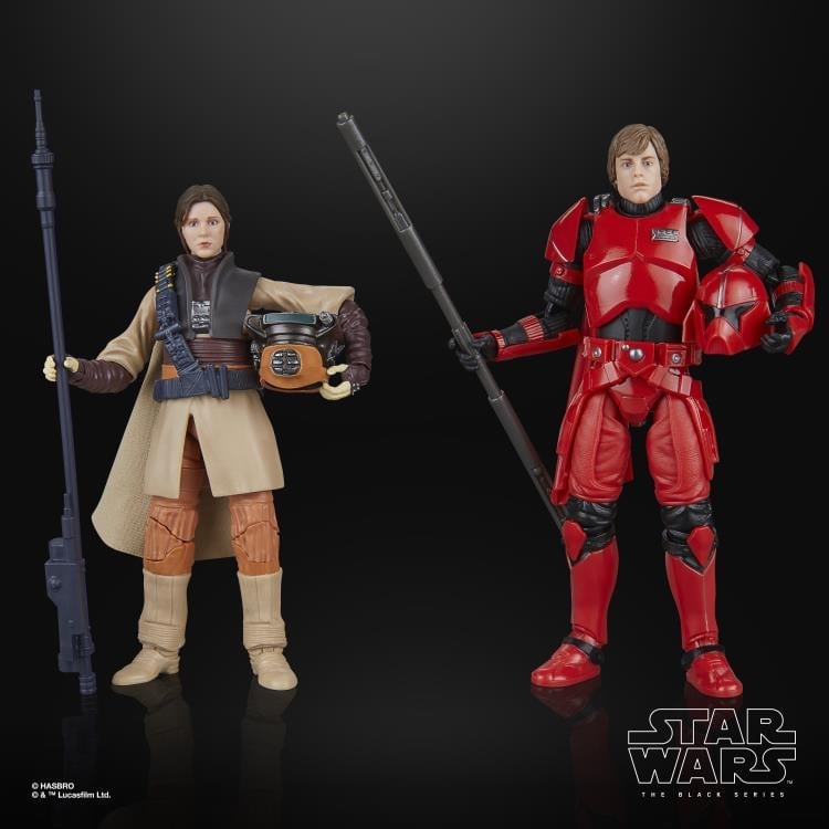 Star Wars: The Black Series Luke Skywalker (Imperial Guard) and Princess Leia Organa (Boushh) Action Figure Two-Pack (Shadows of the Empire) Gallery Image 3