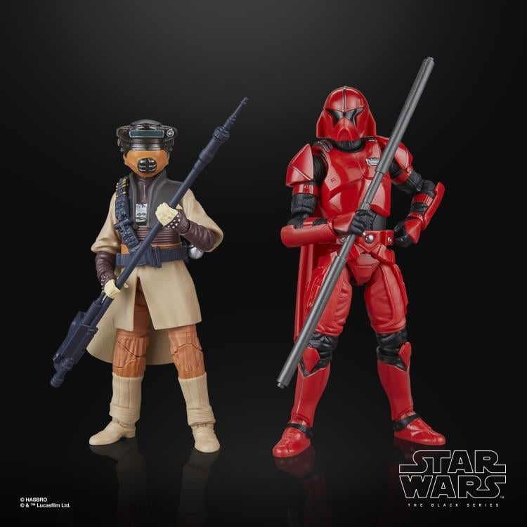 Star Wars: The Black Series Luke Skywalker (Imperial Guard) and Princess Leia Organa (Boushh) Action Figure Two-Pack (Shadows of the Empire) Gallery Image 5